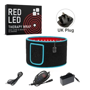 Red Infrared Light Therapy Burn Wrap Pad Belt Pain Relief 660nm + 850nm UK Plug - Picture 1 of 8