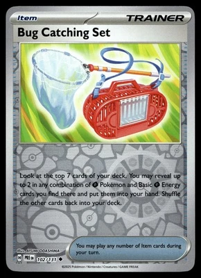 BUG CATCHING SET 102/131 UNCOMMON PRISMATIC EVOLUTIONS POKEMON - Image 1 of 4