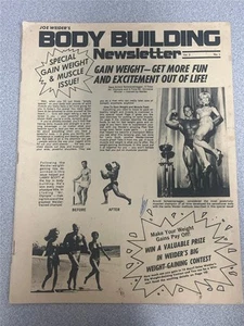 Joe Weider BODY BUILDING NEWSLETTER muscle booklet ARNOLD SCHWARZENEGGER V.2 #1 - Picture 1 of 10