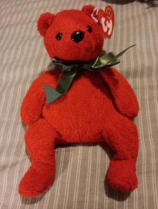 Ty Beanie Baby Holiday Bear muérdago con etiqueta - Imagen 1 de 2