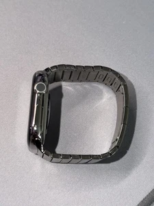 Apple Watch Series 11 46mm Natural Titanium Cellular with Natural Link Bracelet - Picture 1 of 13