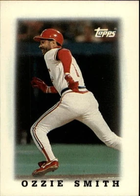 1988 Topps Mini Leaders #72 Ozzie Smith - NM-MT - Image 1 of 2