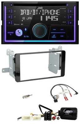JVC Lenkrad USB 2DIN DAB Bluetooth CD Autoradio für Mitsubishi L200 ab 10/2015 - Bild 1 von 4