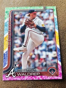 2025 Topps Series 1 - Hurston Waldrep #253 Holiday Easter Pastel - Picture 1 of 2