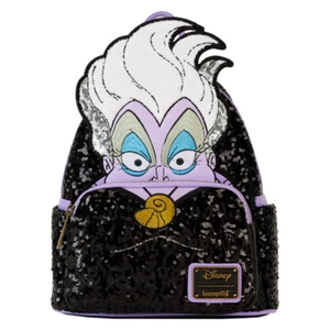 Loungefly Disney Die kleine Meerjungfrau 35th Anniversary Ursula Pailletten Mini Rucksack - Bild 1 von 6
