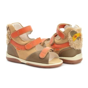 Memo Lion Boys' Toddler Orthopedic Corrective High-Top Ankle Support AFO Sandal - Picture 1 of 10