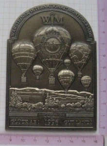 WARSTEINER INTERNO. Placa Montgolfiade im Waldpark 1996 .............. - Imagen 1 de 2