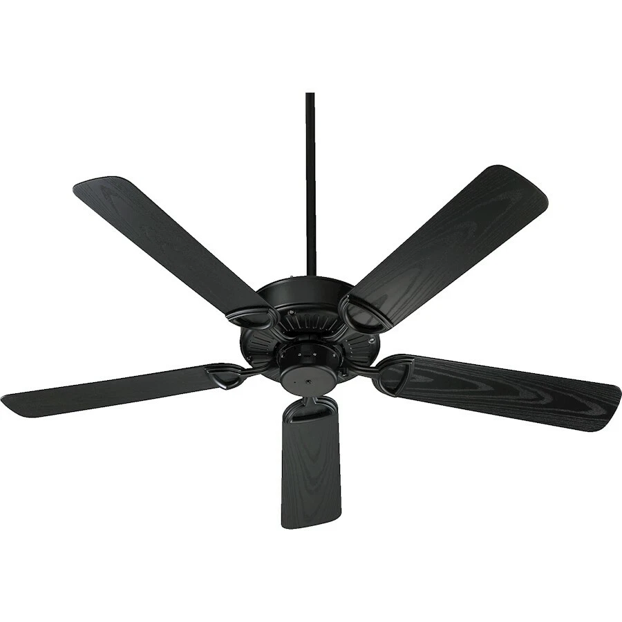 Quorum Estate Patio Ceiling Fan, Matte Black - 143525-599 - Image 1 of 1