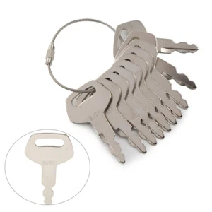 10pcs Ignition Key #S450 For Sumitomo Fit JCB Excavator Heavy Equipment KHR20070 - Picture 1 of 8