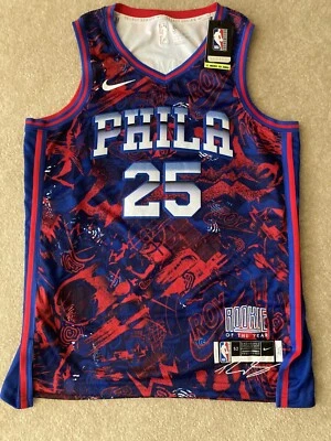 Nike Philadelphia 76ers Ben Simmons #25 Rookie Of The Year Select Series Jersey - Image 1 of 4