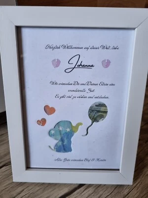 Personalisiertes Geldgeschenk zur Geburt  - Bild 1 von 2