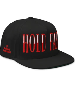 Hold Fast Embroidered Snapback BLACK - Picture 1 of 5