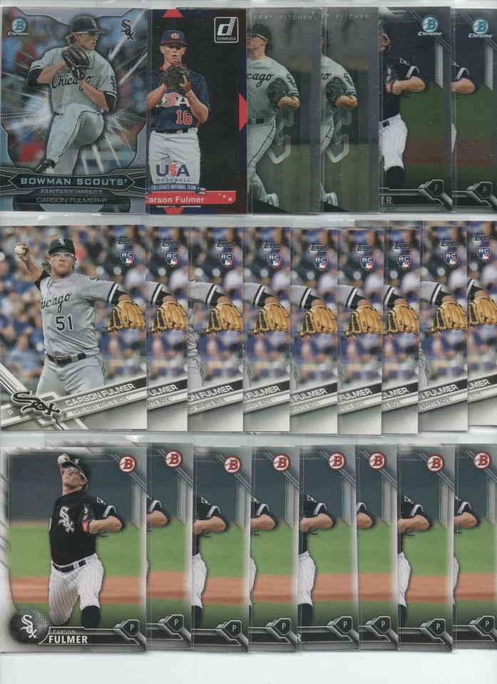 (23) Bowman Prospect Topps Bowman Best Carson Fulmer CHICAGO WHITE SOX RC Lot 86 - Image 1 of 1