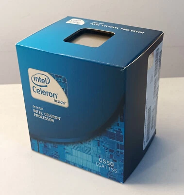 New & Sealed Intel Celeron G550 Processor 2.6 GHz CPU LGA 1155 BX80623G550 SR061 - Image 1 of 4