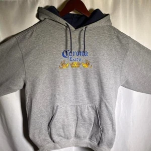 Vintage Hoodie Corona Extra Grau - Bild 1 von 4