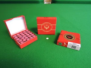 GENUINE PHOENIX (RED) SNOOKER / POOL / TIPS Chesworth Cues, Sheffield, England - Picture 1 of 12