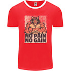 Fitnessstudio Tiger keine Schmerzen kein Gewinn Training Top Herren Ringer T-Shirt Neuwertig
