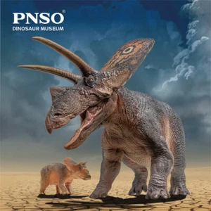 PNSO 1/35 Torosaurus Model Dinosaur Animal Figure Decor Collections Toys Gift - Picture 1 of 18