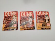 (3) 1984 Fleer DUNE Trading Cards Original Vintage Sealed Wax Packs Collector