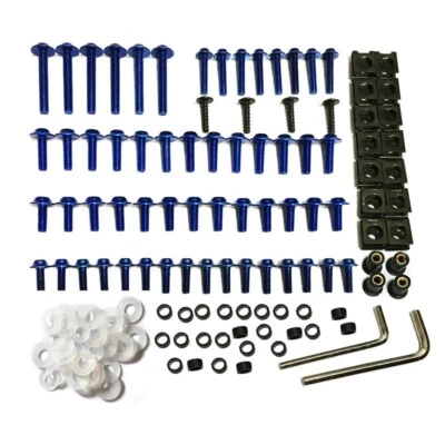 Carenado Tornillos Pernos Sujetador Clips Kit Azul Apto para Suzuki Todos los Modelos y Años Foto 1 de 4