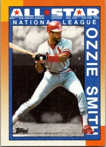 1990 Topps All-Star #400 Ozzie Smith St. Louis Cardinals Baseball Hall of Famer - Picture 1 of 2