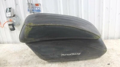 04 Harley Davidson FLHRSI Road King Rear Back Left Side Saddlebag Saddle Bag - Image 1 of 4
