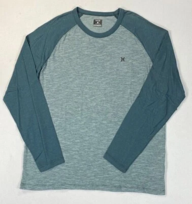 NWT Men's Hurley Still Long Sleeve Striped Raglan T-Shirt XXL - Image 1 of 2