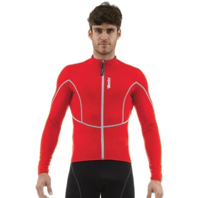 Jersey de manga larga Santini Acquazero - Repelente al agua Roubaix - Grande Foto 1 de 2