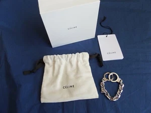 Celine Chaîn Triomphe Handschellen-Armband aus Sterlingsilber mit Rhodium-Finish - Bild 1 von 7