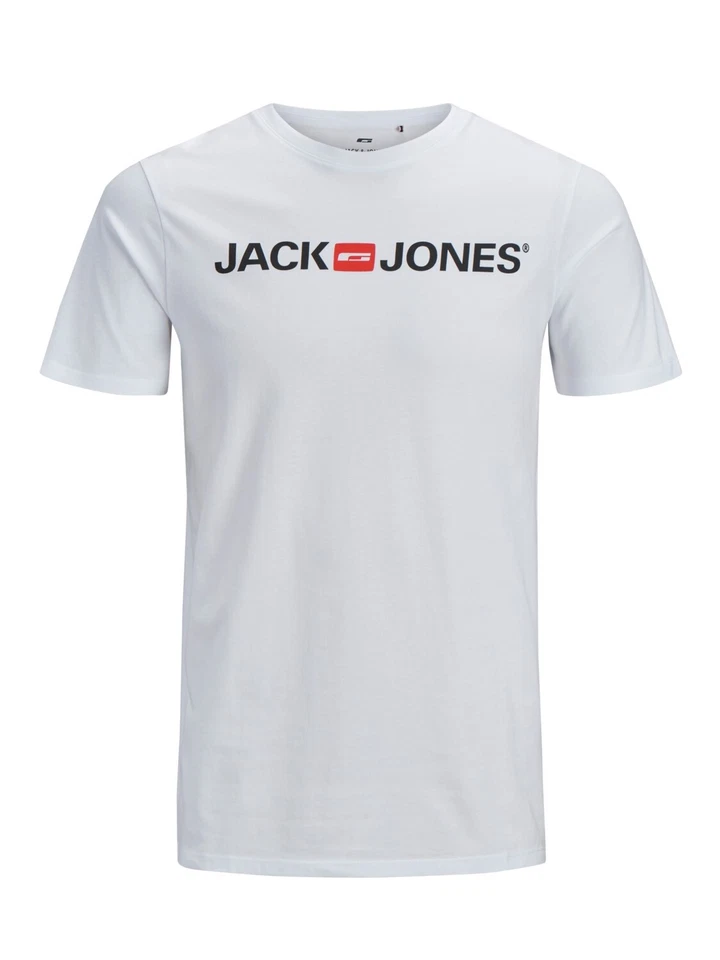 JACK&JONES Camiseta Cuello Redondo Hombre Jjecorp Logo - Slim Fit Tallas Grandes - Imagen 1 de 1