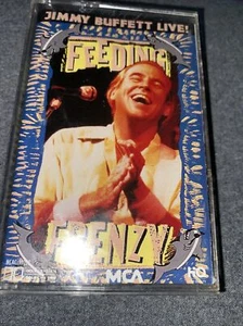Jimmy Buffett Live, Feeding Frenzy (1990 MCA Cassette) MCAC-10022 - Picture 1 of 2