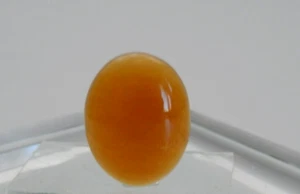 Genuine Brown Jadeite Jade Oval Cabochon loose stone 16 mm x 12 mm x 3.5 mm - Picture 1 of 9