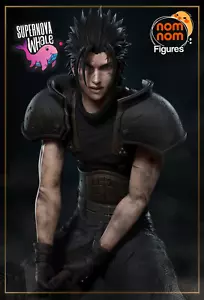 Zack Fair - Final Fantasy VII - Opzione completamente dipinta - 14k Abs come resina - Foto 1 di 7