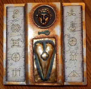 Ikonen der Tugenden Neue Ikone Schule Dänemarks Cautio Forsigtigghed von Leander ART  - Bild 1 von 9