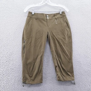 Columbia Womens Omni-Shield Cargo Hiking Pants 2 Brown Active Fit Mid Rise NEW - Picture 1 of 17