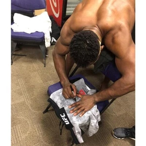 UFC Fight Worn Signed Shorts Francis Ngannou VS Cain Velasquez Game 1 of 1 auto - Picture 1 of 12