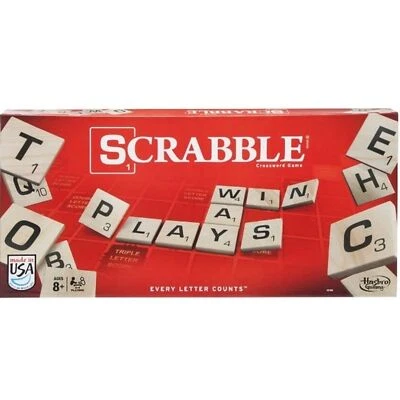 Hasbro Scrabble Crossword Family Board Game Ages 8+ - Image 1 of 3