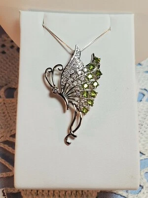 Nuevo Colgante Mariposa Moda Artesanal Nuevo Plata de Ley  Foto 1 de 4