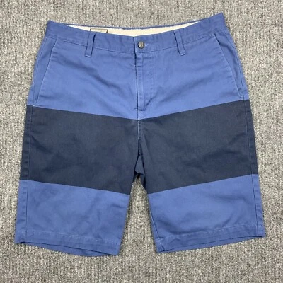 Volcom Shorts Mens 33 Blue Chino Outdoor Casual Beach Logo Pockets Men - Image 1 of 4
