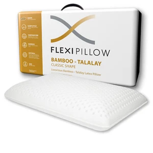 Flexi Pillow Natural Talalay Latex Pillow with Anti-Bacterial Material - Picture 1 of 4