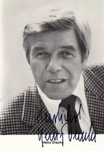 Heinz Drache Original Autogramm Foto-AK Theater Film TV Kult 2304130 - Picture 1 of 2