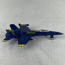 BLUE ANGELS F-18 HORNET US Navy No A124 Die Cast Metal Aeroplane 3.25 Jet Plane 