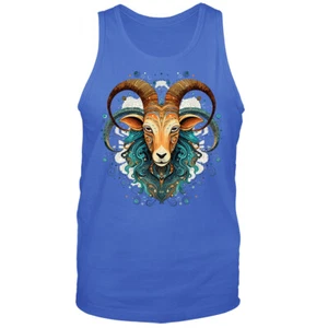 Steinbock Sternzeichen Horoskop Astrologische Grafik Tank Top - Bild 1 von 8