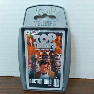 Doctor Who Top Trump jeu de cartes fan de guerre an trivia Matt Smith Tardis 2013 - Photo 1/6