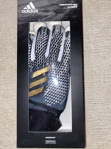 Adidas Predator20 Pro Ultimate Soccer Goalkeeper Gloves Size 11 Black Gold White - Picture 1 of 1