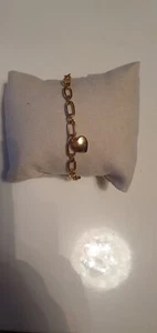 Damen Armband mit Herzchen Charm, neu,gelbgold - Bild 1 von 3