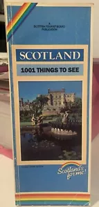 Scotland One Thousand One 1001 Things to See Paperback Scottish Tour 1984 - Picture 1 of 2