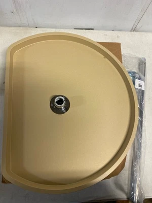 Rev-A-Shelf 6272-22-15-52 D-Shaped 2-Tier Lazy Susan for Corner Cabinets - Almon - Image 1 of 3