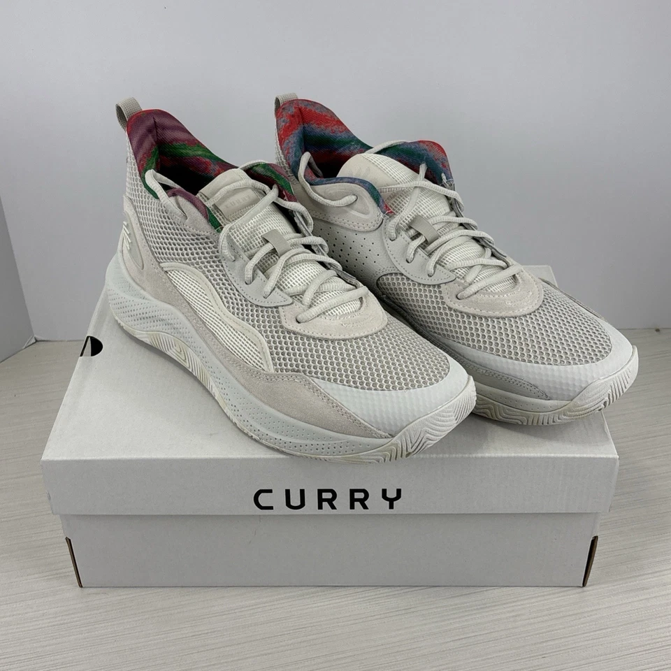 Tênis de basquete masculino Under Armour tamanho 13 Curry 3Z 24 SDE 3028191-114 NOVO - Imagem 1 de 1
