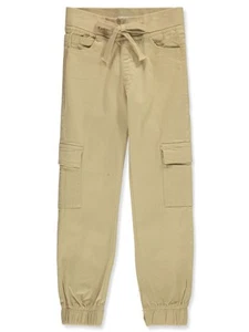 Teen Gs Girls' Cargo Joggers Color: black Size: 4 - Picture 1 of 5